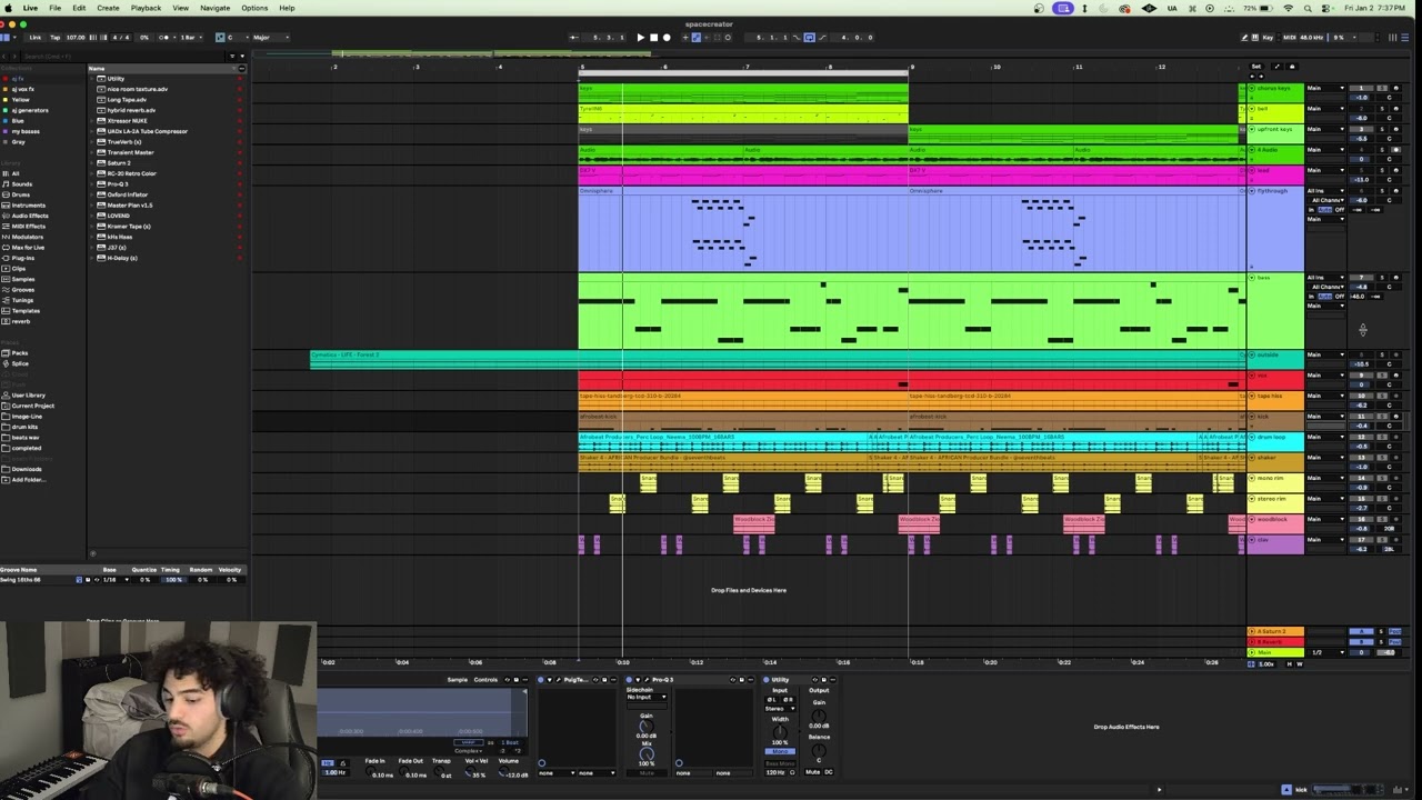creating a sense of space
