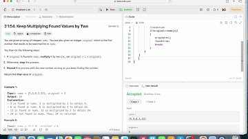 Keep Multiplying Found Values by Two (Brute) in Java ||Leetcode 2154  || Codenja