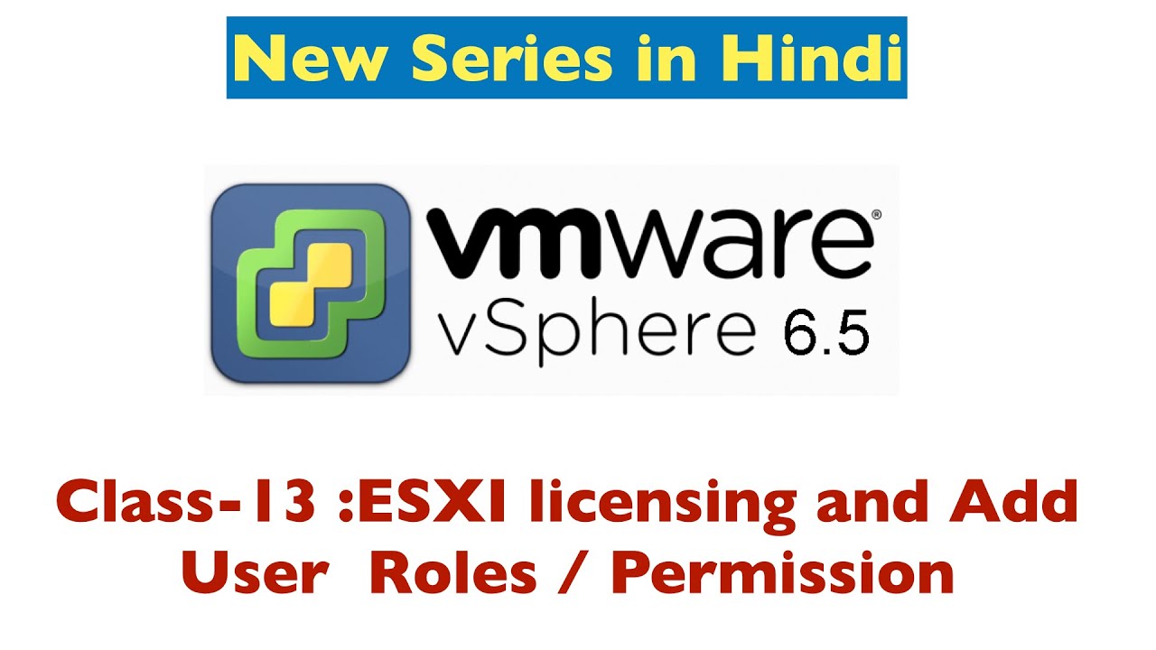 How to add user locally on vSphere 6.5 with roles and permission