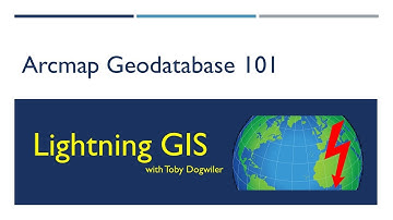 ArcGIS Geodatabases 101