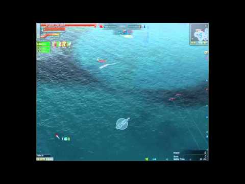 морская баталия в игре Navy Field 2