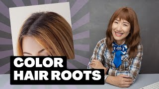 How to Fix Hair Roots Colour or Change Hair Colour in Photoshop screenshot 5