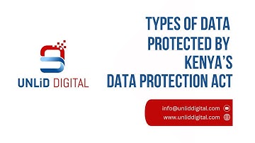 Types of Personal Data Protected by Kenya