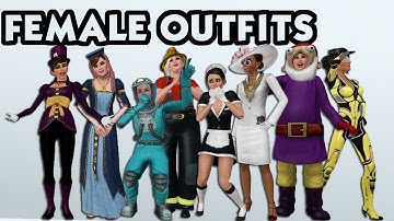 The Sims 3 Unlockable Outfits Tutorial And Overview -(Part 02)- Female Clothing And Hairstyles!