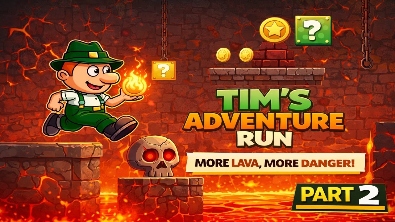 😱 THIS Retro Platformer TURNED BRUTAL… Tim’s Adventure Run Is NOT EASY!