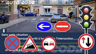 2023 Examen code de la route france ✅😘  test permis de conduire