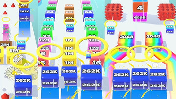 Save the jelly run 2048 android game all max levels