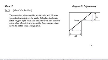 U5L7 Applications of Trigonometry Derivatives: Calculus