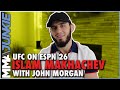 Islam Makhachev praises Khabib's transition to coaching | UFC on ESPN 26 interview