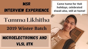 Interview Experience Series: Episode 5 - MVLSI (EC), IITK for MTech, MS and PhD