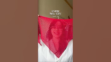 Part 2 of the triangle mesh scarf guide! ♥️ #crochet #crochettutorial #crochetpattern #crocheting