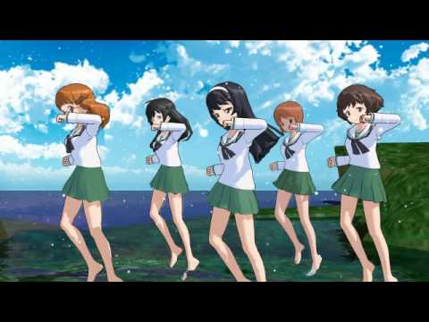 [MMD]   あんこう音頭ロング [あんこうチーム]