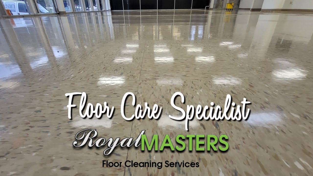 Texas Best 👑 Commercial Vct tile stripping and waxing session 👌 #vcttilewaxing #strippingandwaxing