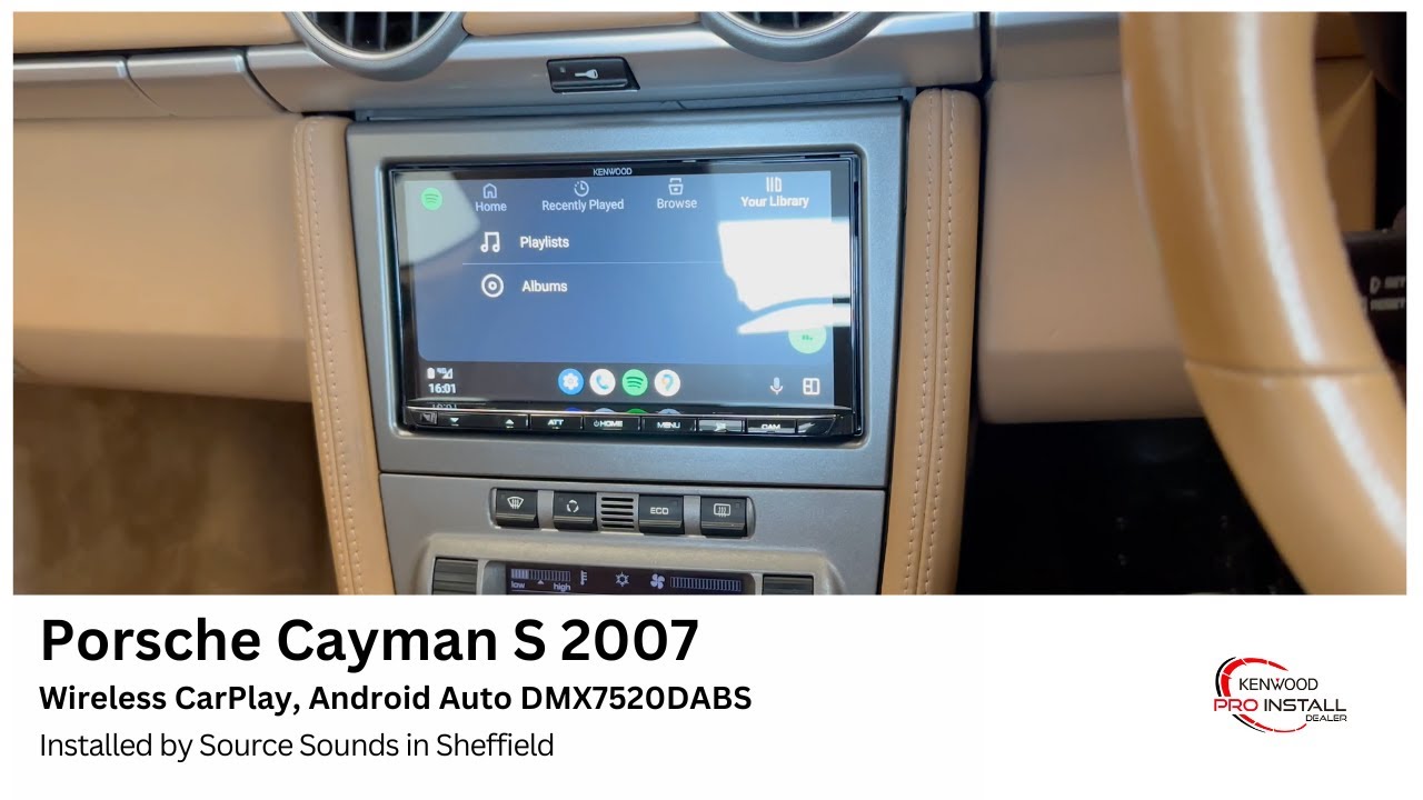 Out-Dated Porsche Cayman S Goes Wireless CarPlay, Android Auto