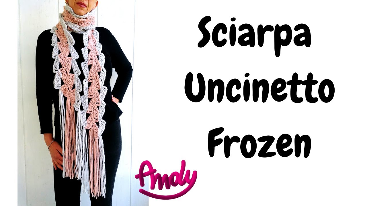 Sciarpa Frozen Uncinetto Facile Inverno Andy Handmade - YouTube