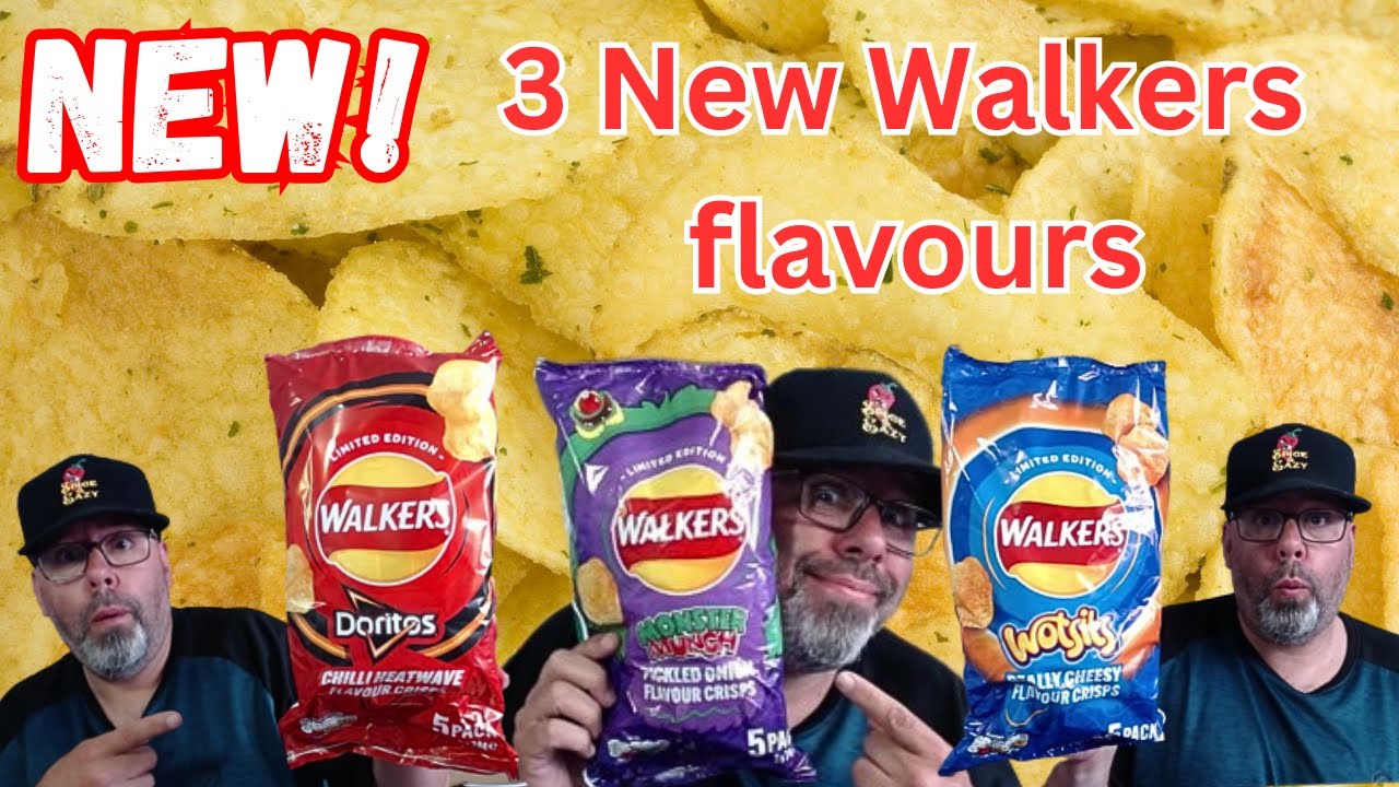 WALKERS | NEW FLAVOURS | DORITOS CHILLI | PICKLED ONION MONSTER MUNCH | WOTSITS | FOOD REVIEW