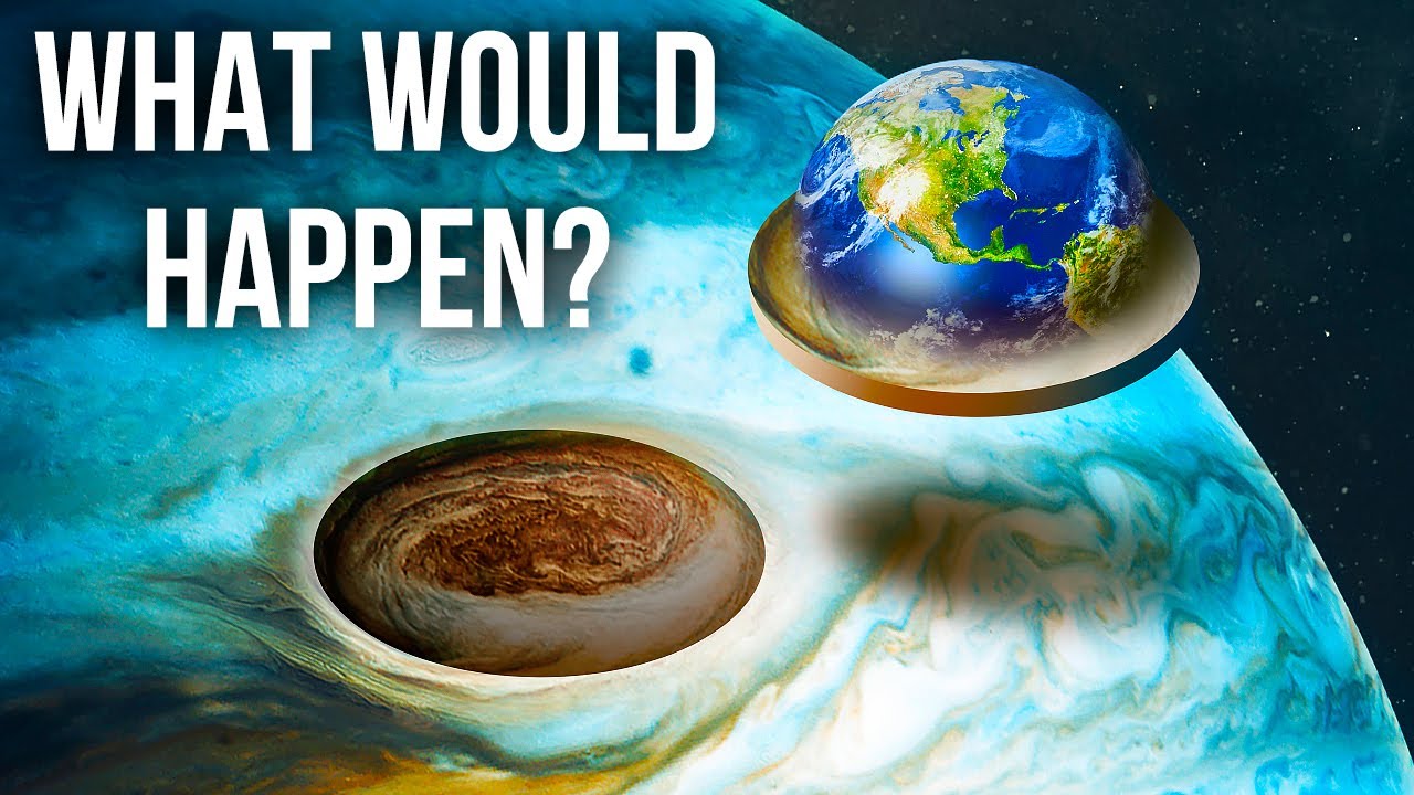 What if Jupiter’s Red Spot was on Earth?