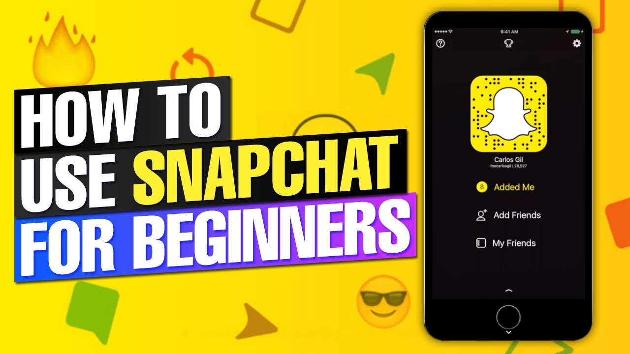 How to Use Snapchat For Beginners - YouTube