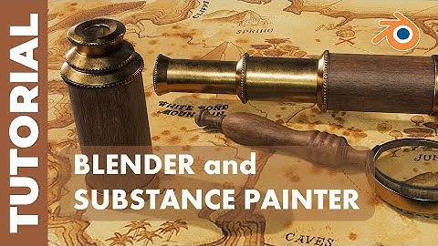 COMING SOON: Blender and Substance Painter: Spyglass and Magnifying Glass