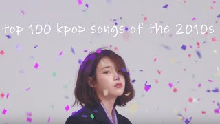 My Top 100 Kpop Songs of the 2010s