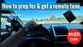 How To Prep For & Get A Remote tune