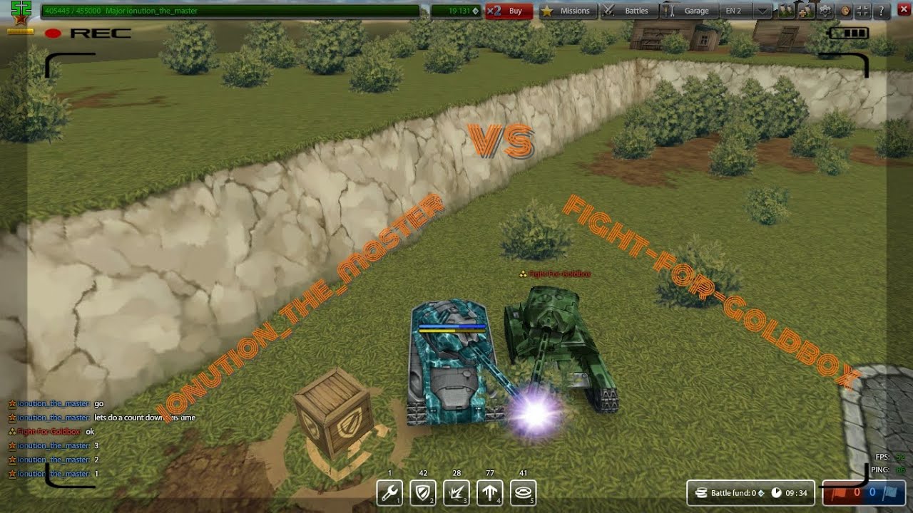 tanki online ionution the master vs Fight-For-Goldbox