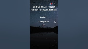End to end LLM project utilities Langchain #Langchain # LLM #Datascience #AI