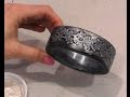 Декупаж мастер-класс №8 как сделать браслет ручной работы подарок женщине имитация старого серебра