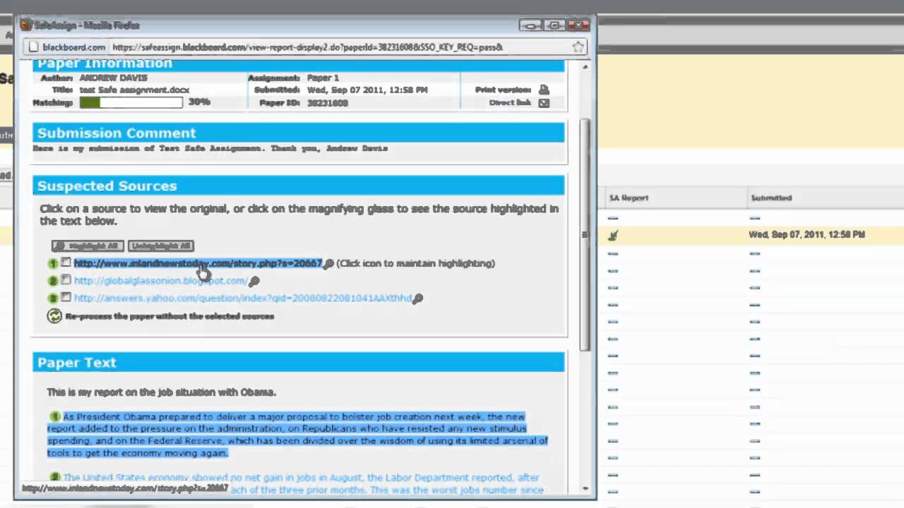 safe assignment program