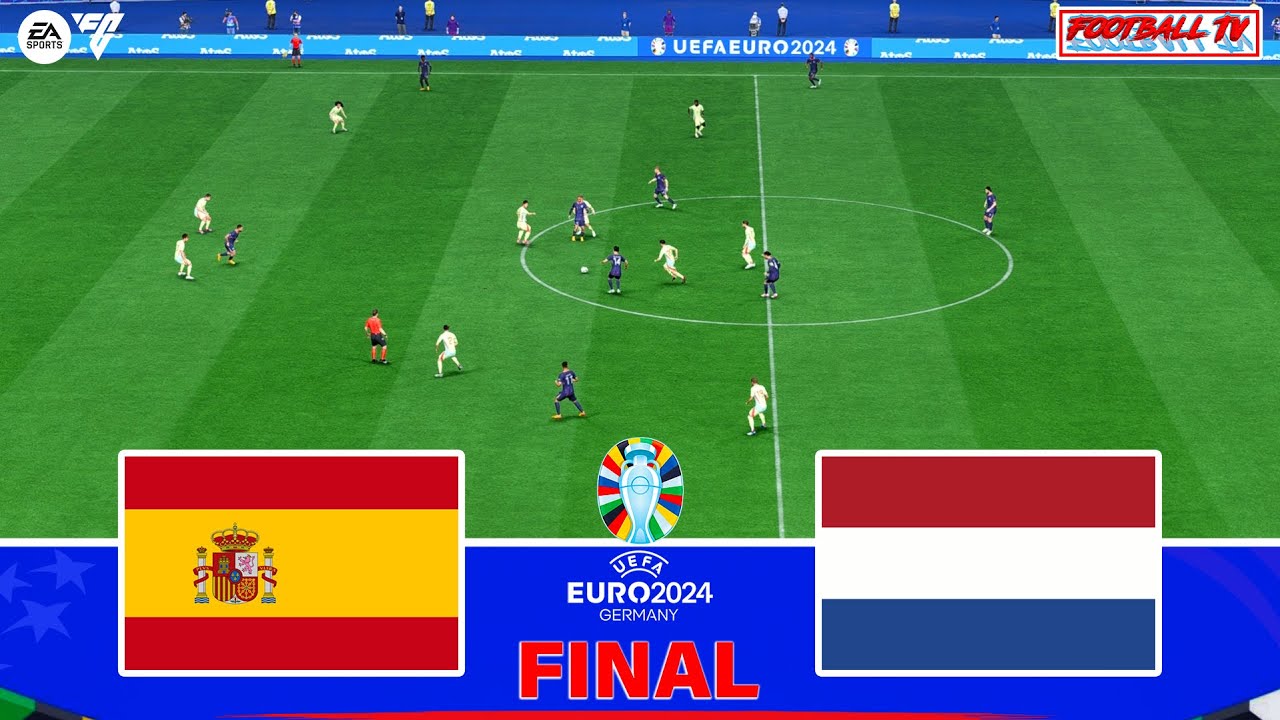 SPAIN vs NETHERLANDS FINAL UEFA EURO 2024 Full Match All Goals FC