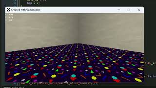 A simple 3D room in GameMaker Studio 2