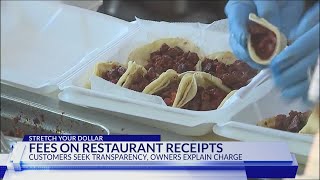 Fees on restaurant receipts Wealth