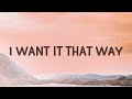 Backstreet Boys - I Want It That Way (Music Travel Love, Francis Greg Cover) (Lyrics)