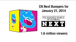 Cartoon Network Coming Up Next Bumpers for January 21, 2014