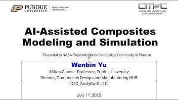 AI-Assisted Composites Modeling and Simulation | Wenbin Yu