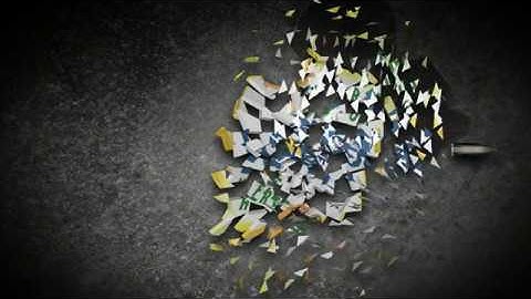 642   Reverse Bullet Slow Motion Bullet Action powerfull Logo Reveal animation intro