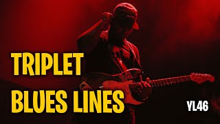 Learn a cool triplet based blues lick - YL46