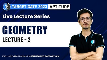 Geometry General Aptitude For GATE EXAM 2023 | IFAS