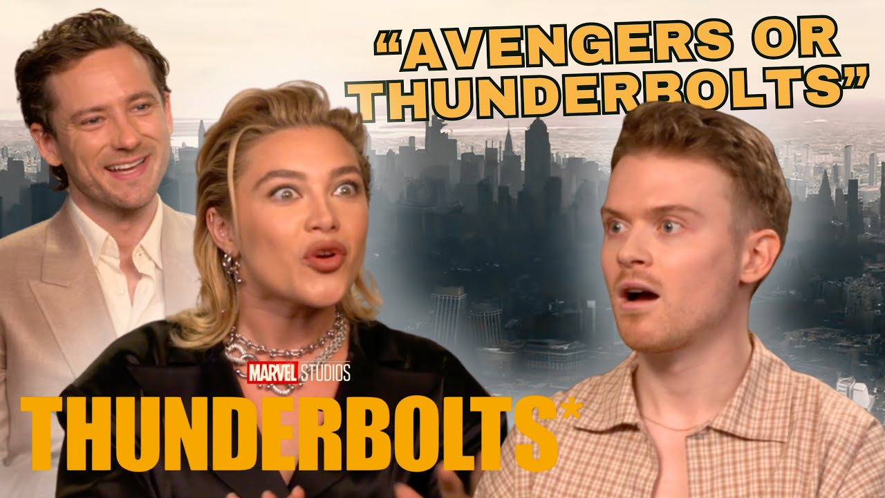 Florence Pugh on keeping Marvel's SECRETS and teaching Lewis Pullman about British Culture!