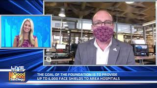 San Diego Public Library Foundation helps Library 3D print protective face shields.