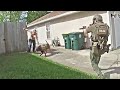 SWAT Officer Shoots Suspect Attempting To Stab Police K-9