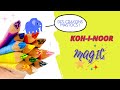 Test crayons de couleur koh i noor magic  format jumbo