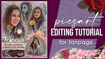 Aesthetic fanedit tutorial || PicsArt aesthetic editing tutorial for fanpage #shraddhascreation