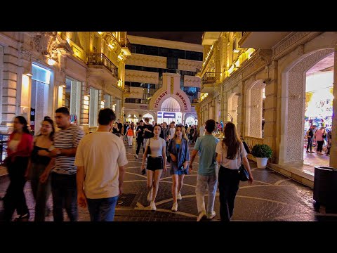 Baku Azerbaijan Tarqovu Summer Night Walk in 4k!
