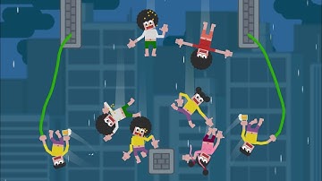 Fall Boys: Rope Rescue - All Levels Gameplay Android, iOS