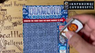 DIAMOND CROSSWORDS & BONUS MONEY WASHINGTON LOTTERY SCRATCH-OFF TICKETS