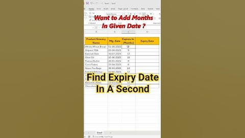 Stop Calculating Dates Manually! ⚡ Excel Does It Instantly with One Formula #shorts #viral #excel