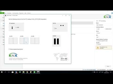 KNX Virtual switching and testing online diagnostics