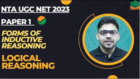 Forms of Inductive Argument I NTA UGC NET 2023 I Paper-1 I By Shubham Sir I Mission Management