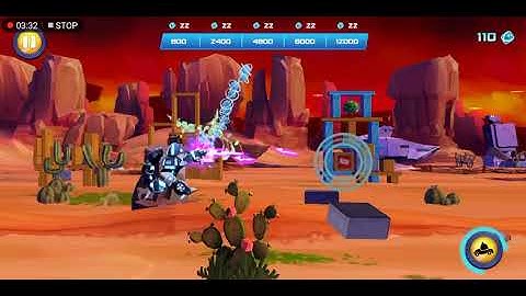 Angry Birds Transformers- Energon Lockdown Level 2 Spark Run!